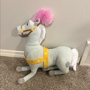 Authentic Disney Store Cinderella Coach Horse Major Stuffed Plush Animal Toy